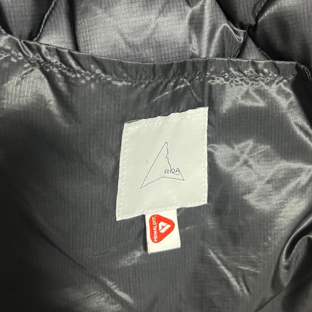 ROA hiking light down jacket black Sサイズ