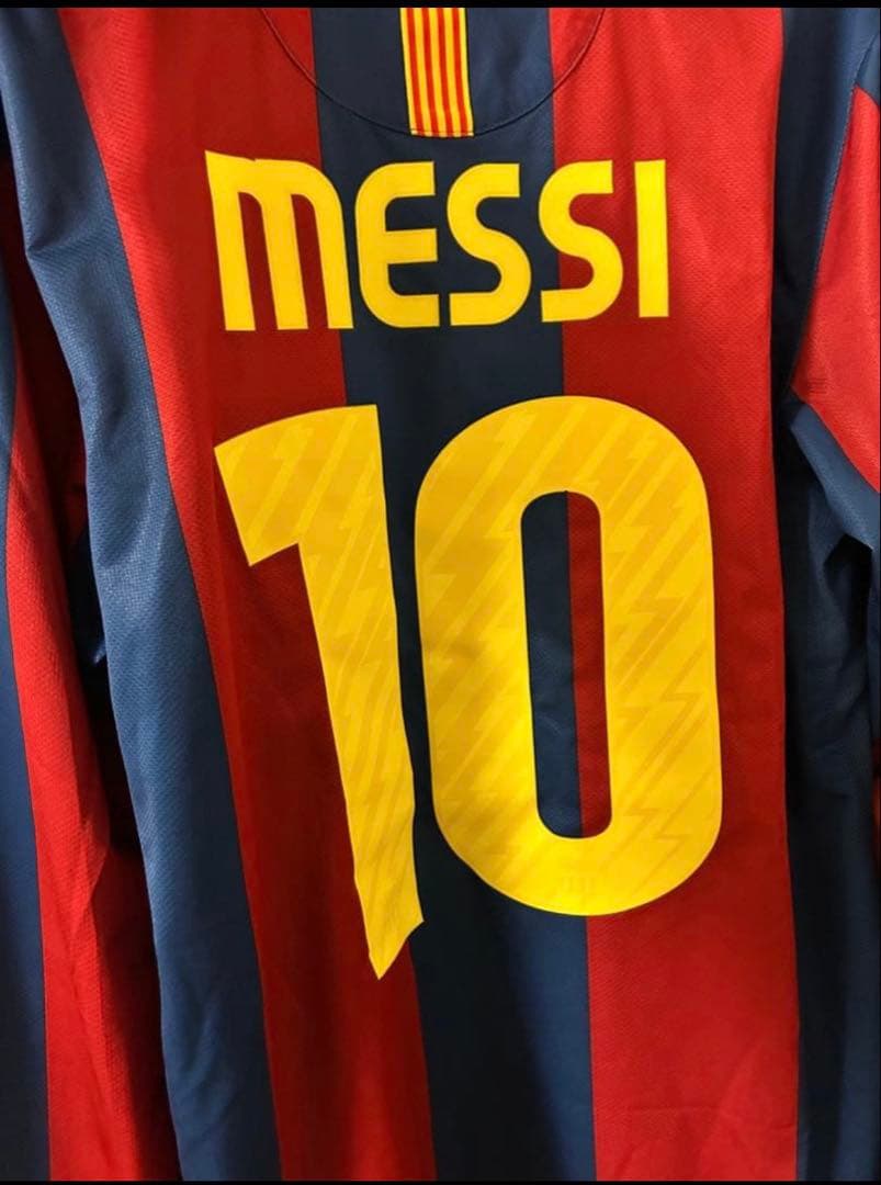 メッシ10 バルセロナ 10-11 長袖 オーセン 上下セット 正規品 美品