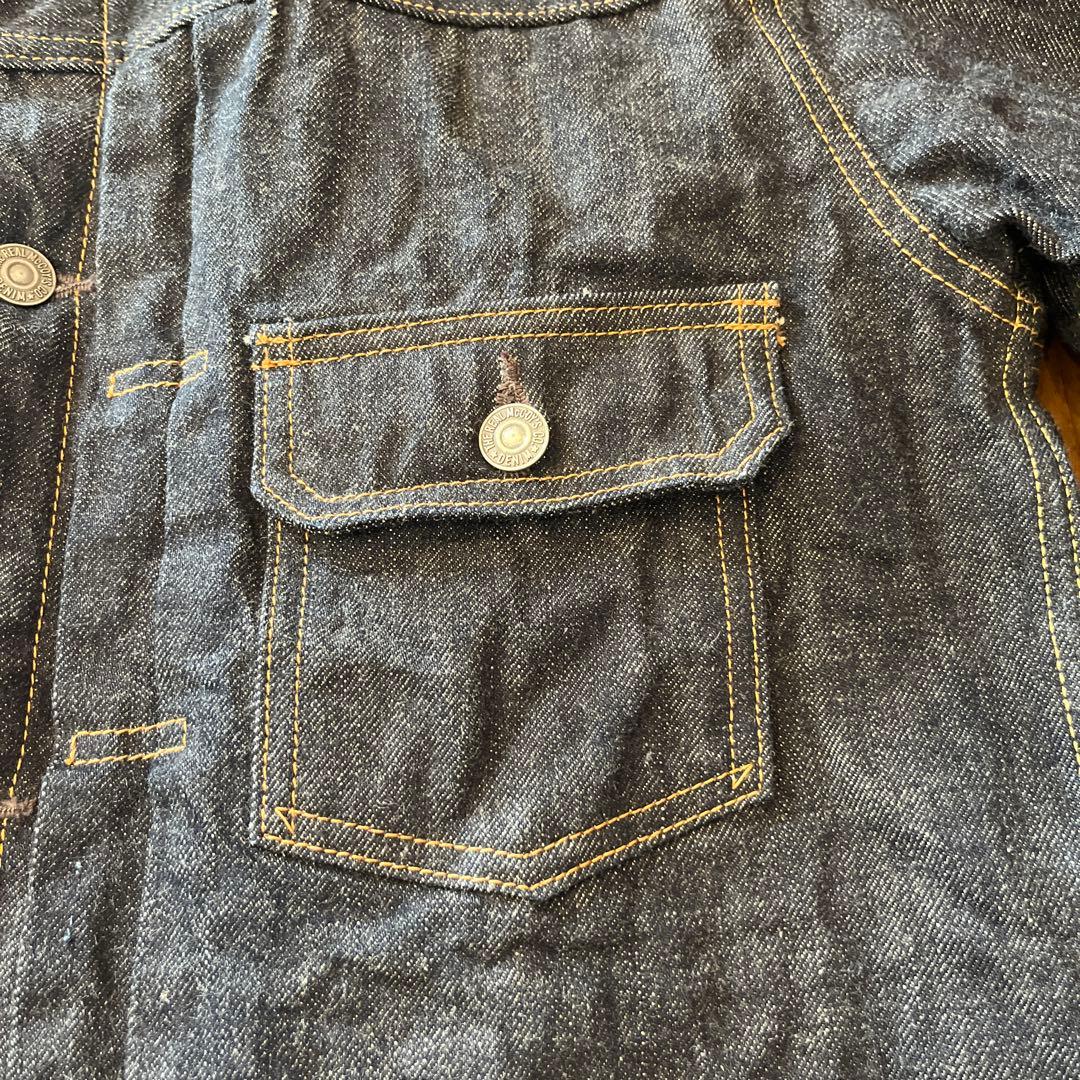 未使用　リアルマッコイズ デニムジャケット　セカンド　ブランケット