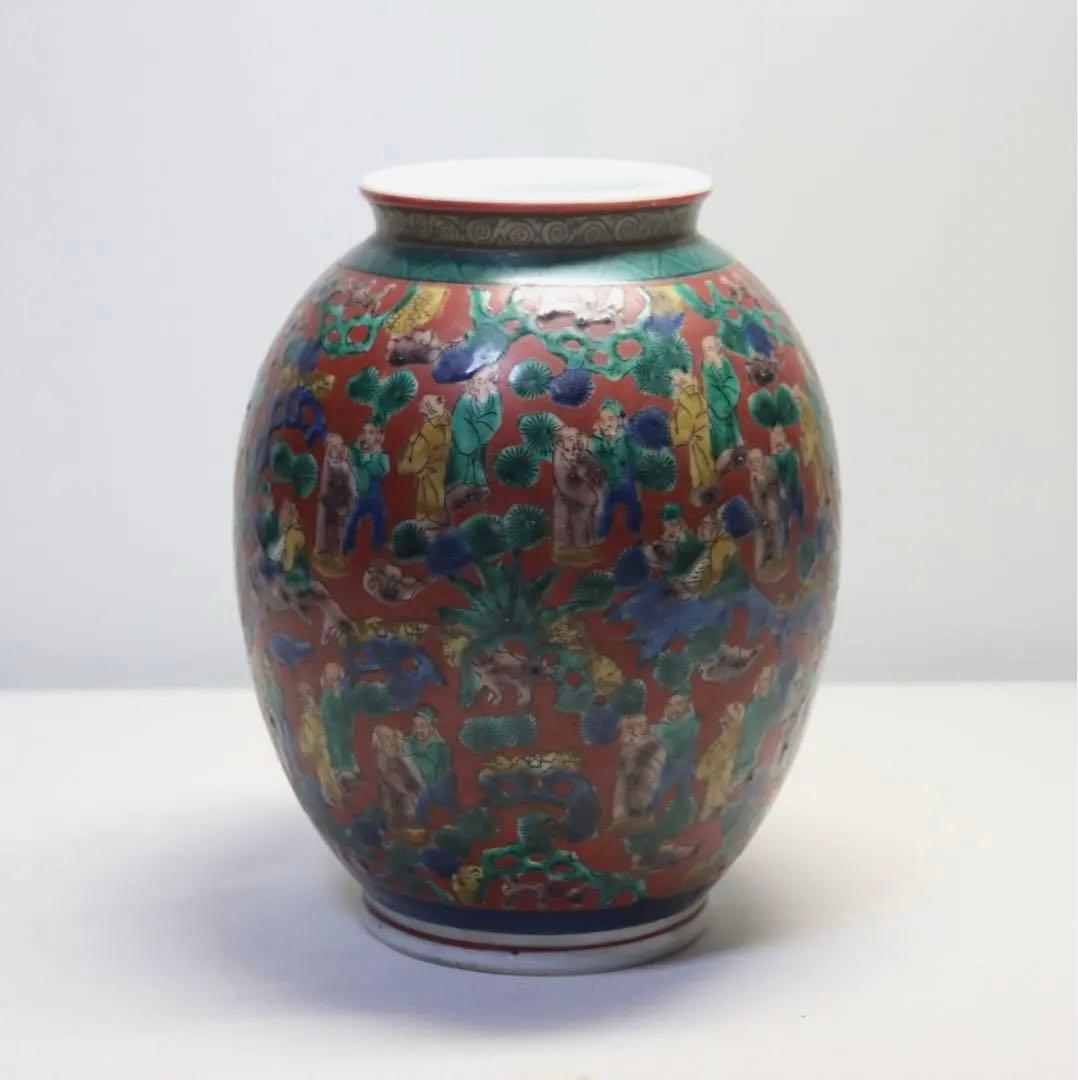 時代　九谷　木米　小壺　茶道具　送料込み0511