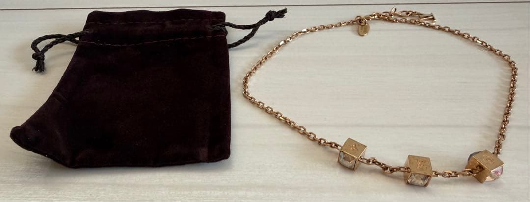LOUIS VUITTON ルイヴィトン ゴールドチェーンネックレス