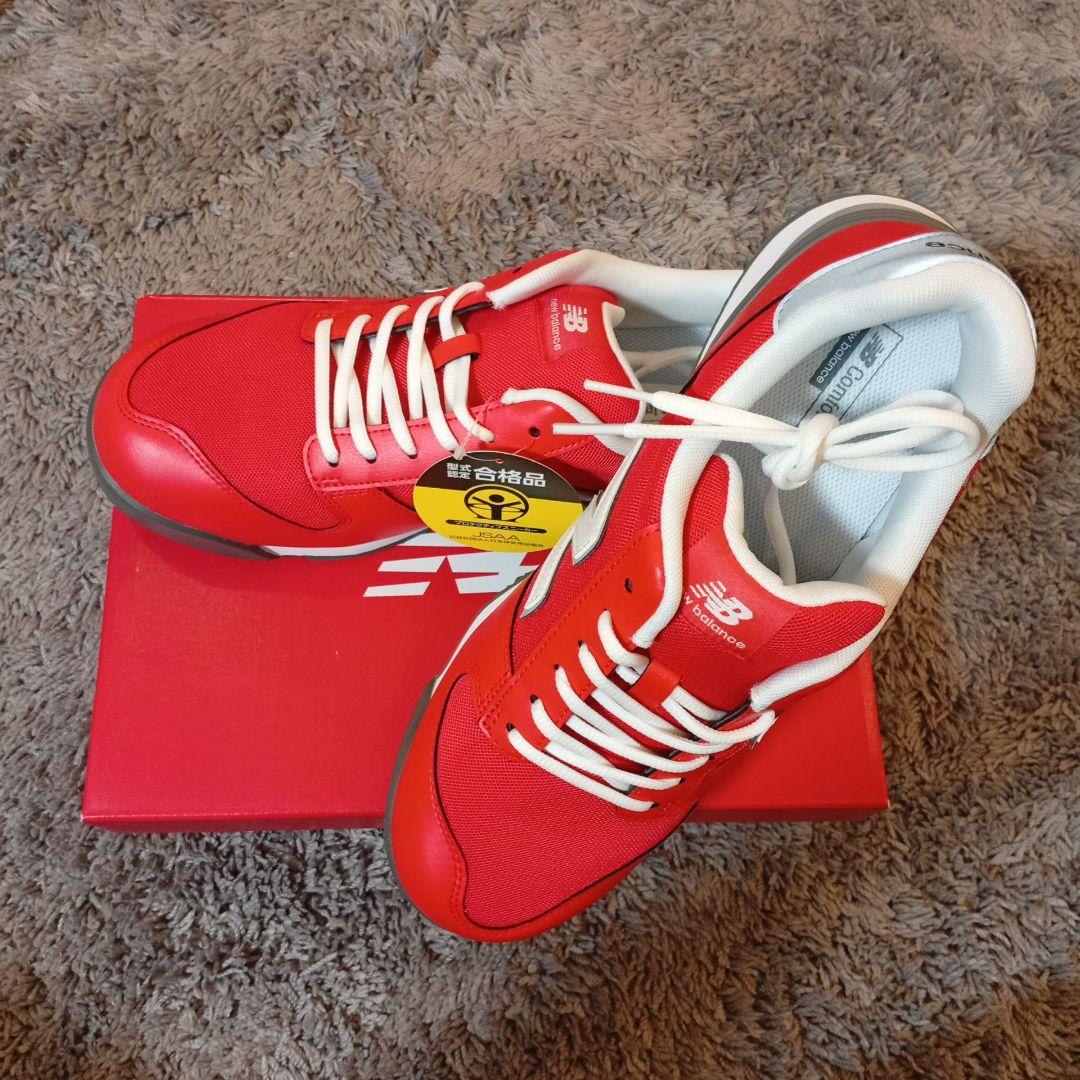 安全靴　New Balance ニューバランス　レッド 新品