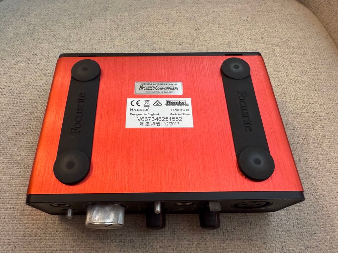 猫*郎様 Focusrite Scarlett Solo オーディオインターフェ