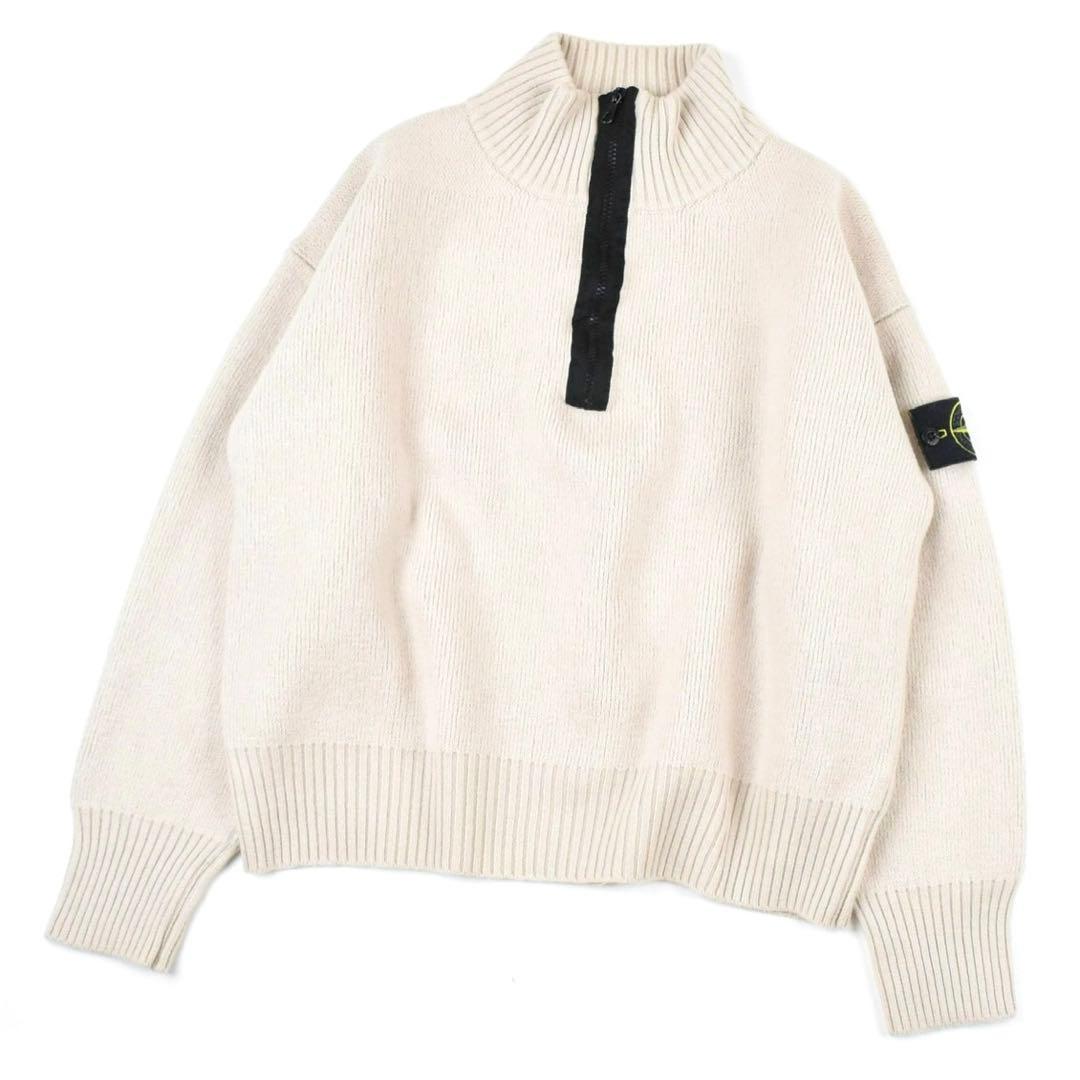 トップス 2003AW STONE  ZIP UP KNIT SWEATER