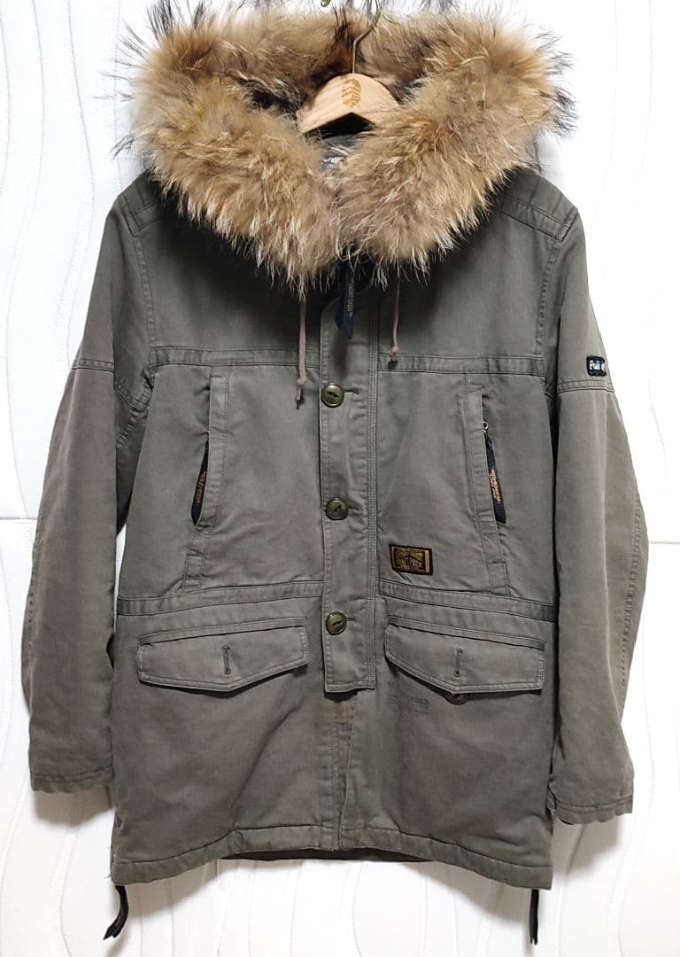 ネイバーフッド モッズコート ミリタリー ジャケット ラクーンファー 秋冬