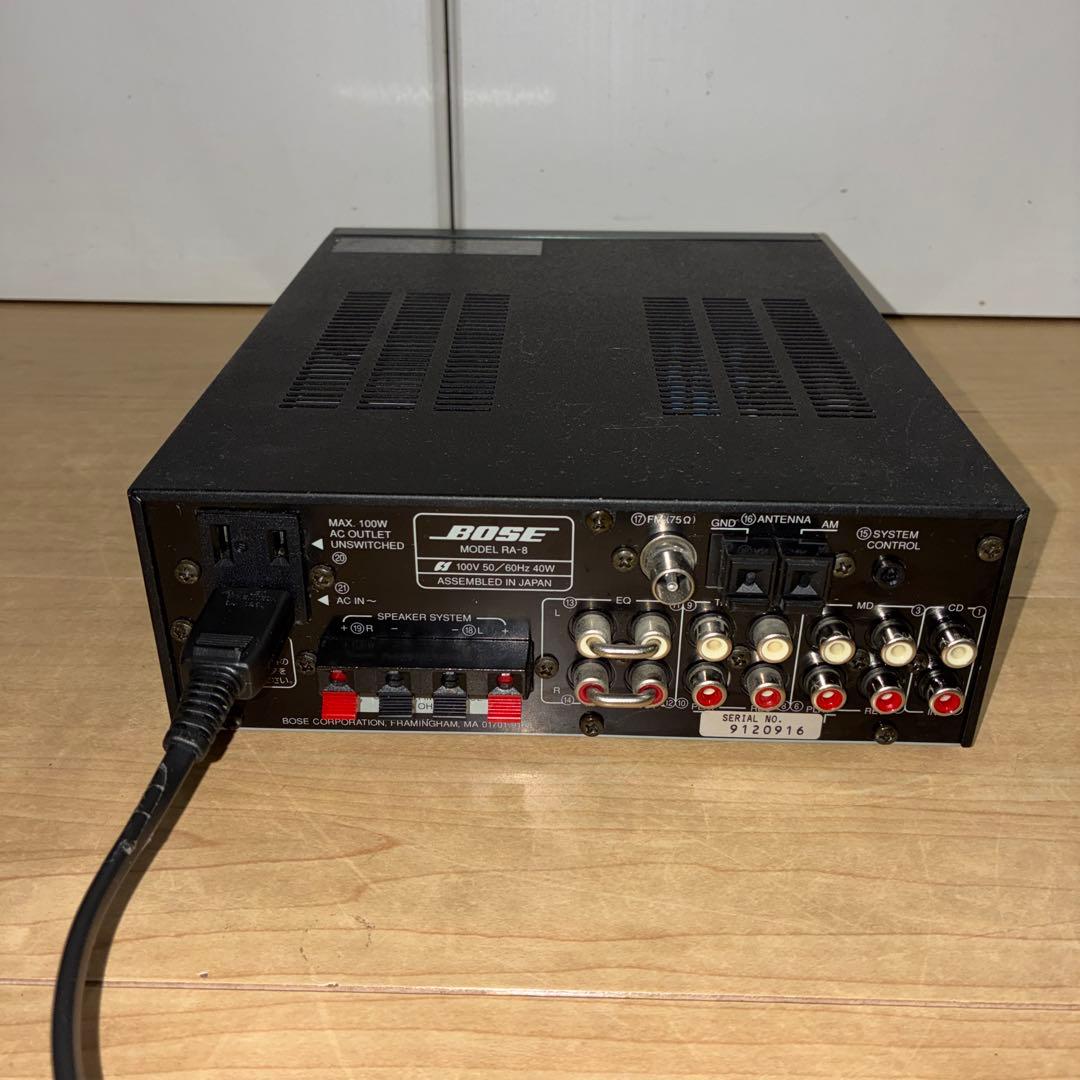 BOSE RA-8 プリメインアンプ　リモコン付き　いい音です