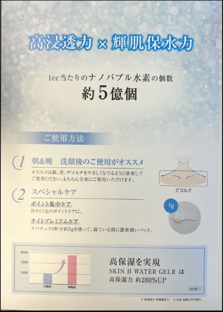 スキンHウォータージェルⅡ