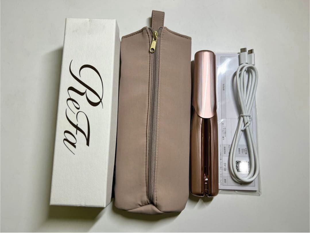 refa リファ フィンガーアイロン ピンク