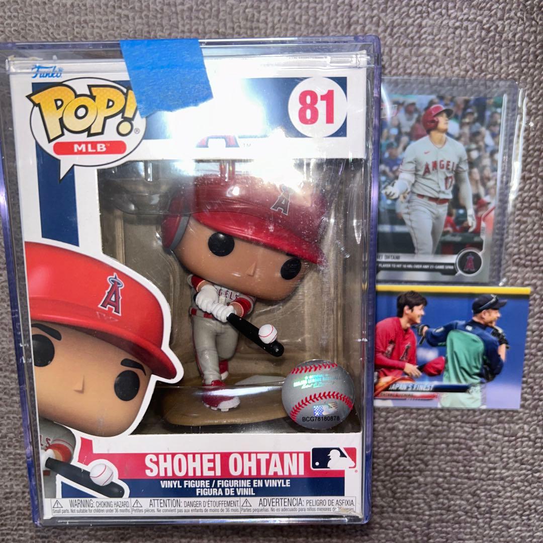 専用ケース+2021年トレカ付、大谷翔平選手, Funko POP