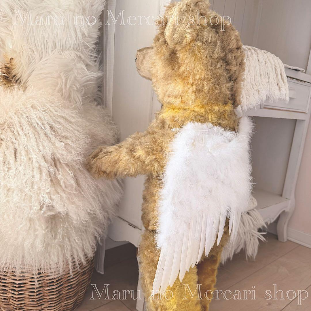 フランス　アンティーク　羽　エンジェル