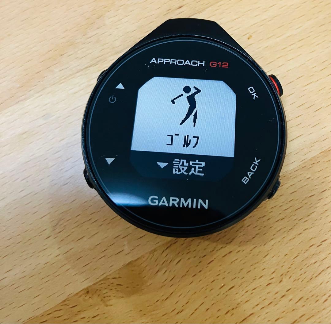 【電源確認済】GARMIN ゴルフナビ G12 APPROACH ブラック