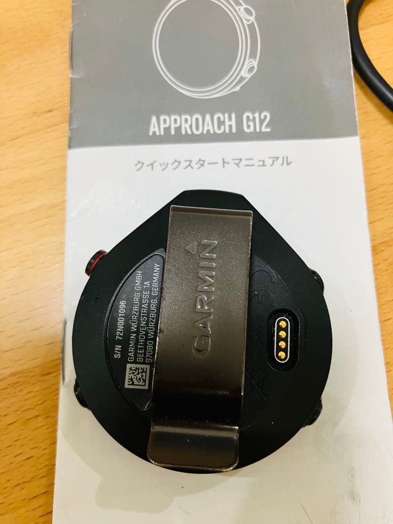 【電源確認済】GARMIN ゴルフナビ G12 APPROACH ブラック