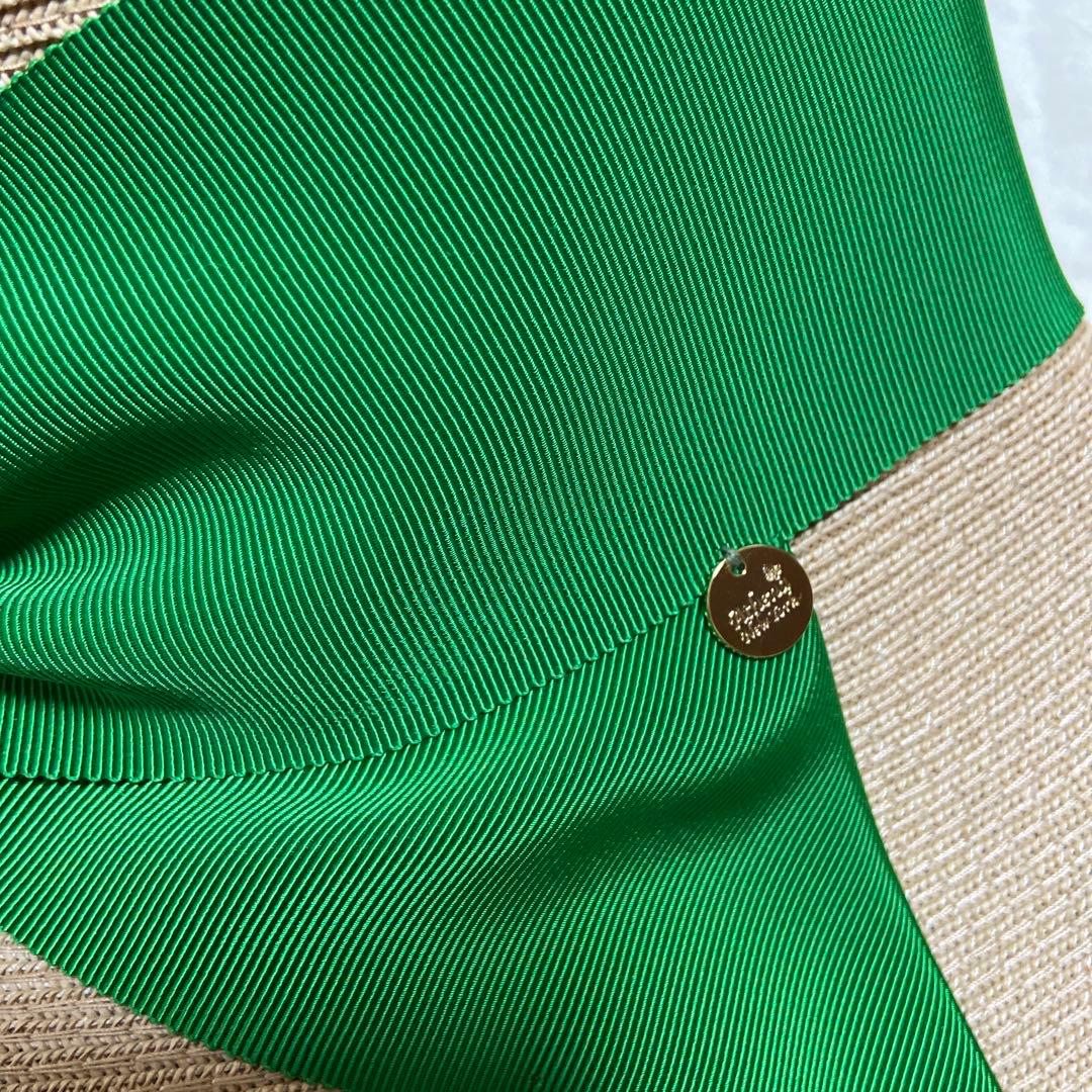 本日限定価格　タグ付き　Athena New York ベージュ リボングリーン