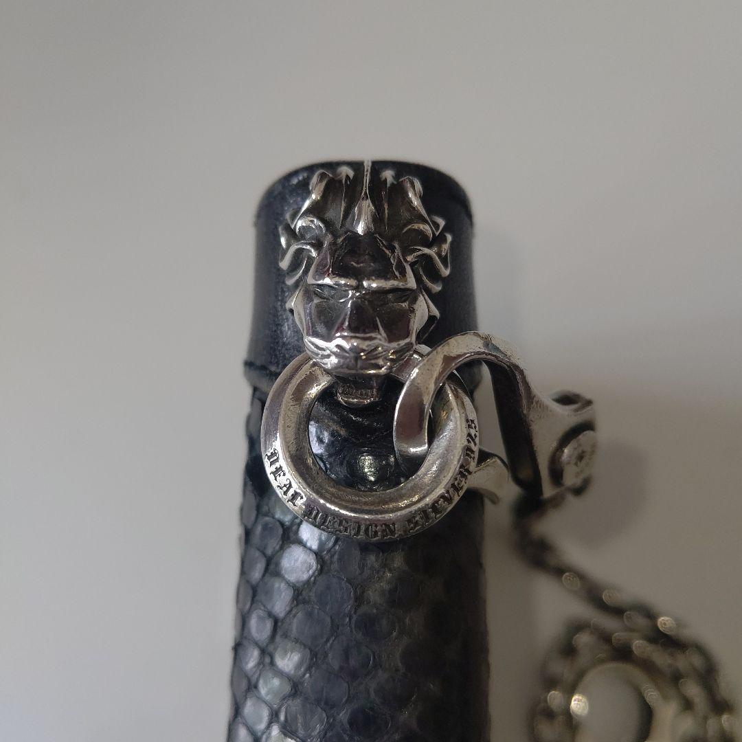 ディールデザイン エンブレムライオンウォレット スリップカットウォレットチェーン