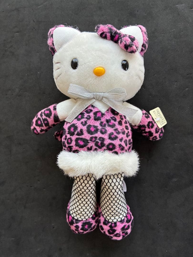 希少レトロ　ハローキティ　超レア　タグ付き　ヒョウ（足長/脚長）バージョン