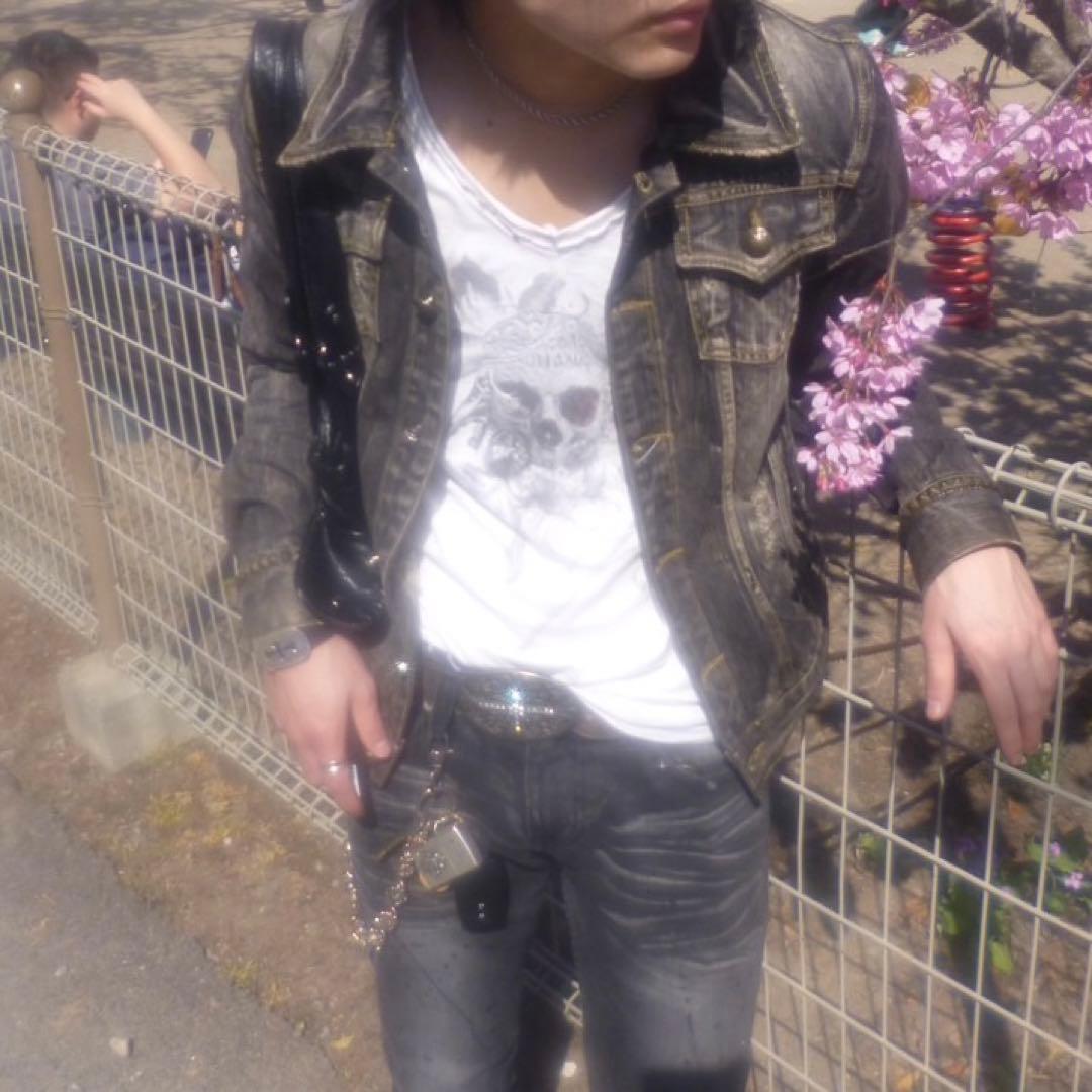 00s archiveVkei LUGASTdenimjacket鬼髭スタッズ