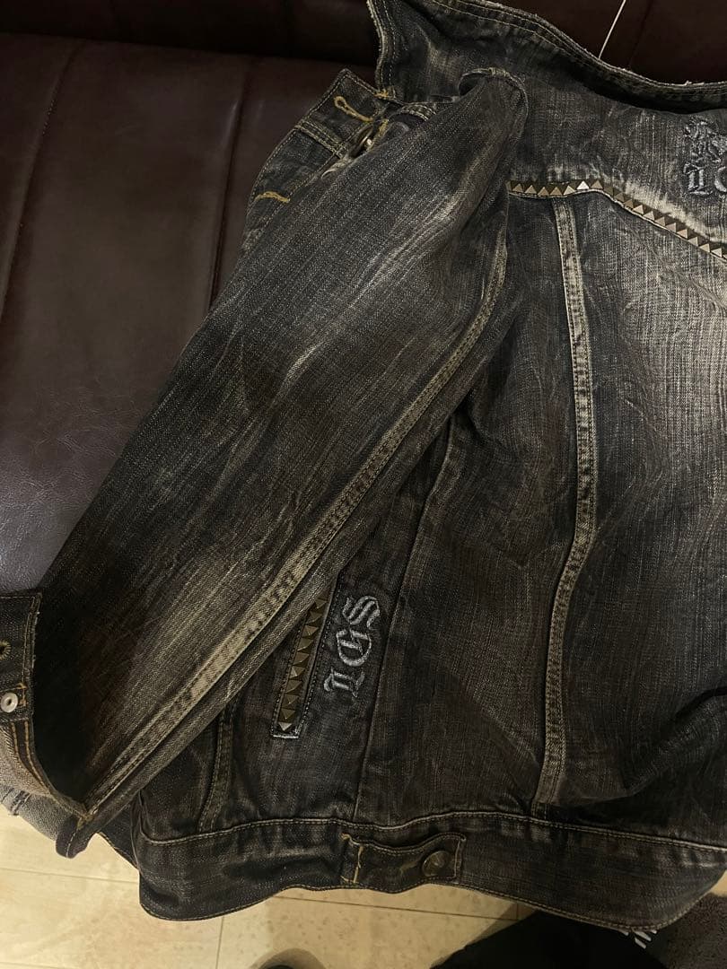 00s archiveVkei LUGASTdenimjacket鬼髭スタッズ