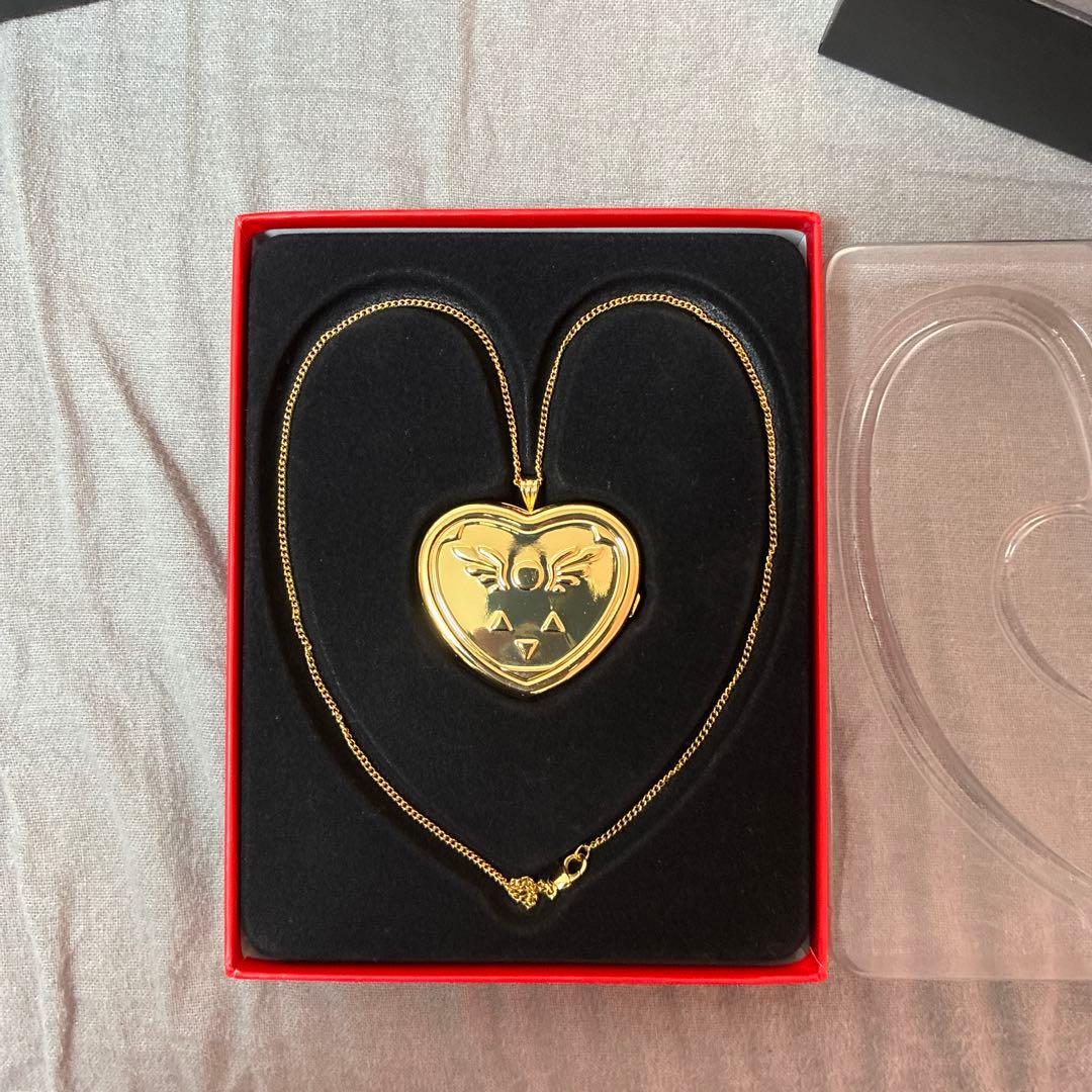 【現在最安値】アンダーテール　ロケットハート　オルゴール ペンダント