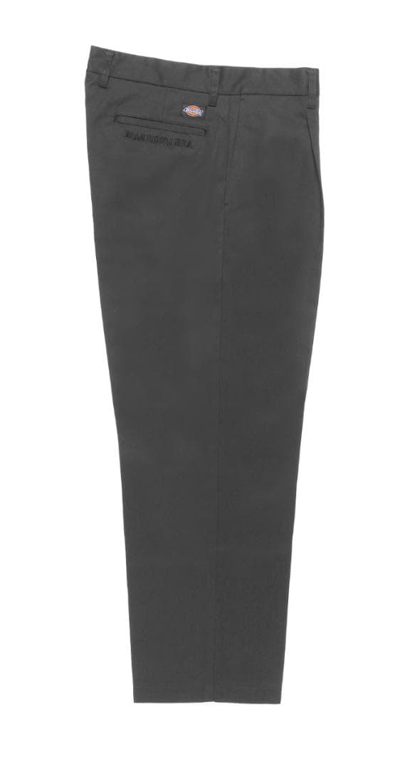 ワコマリア ディッキーズ L 24FW チャコール PLEATEDTROUSER