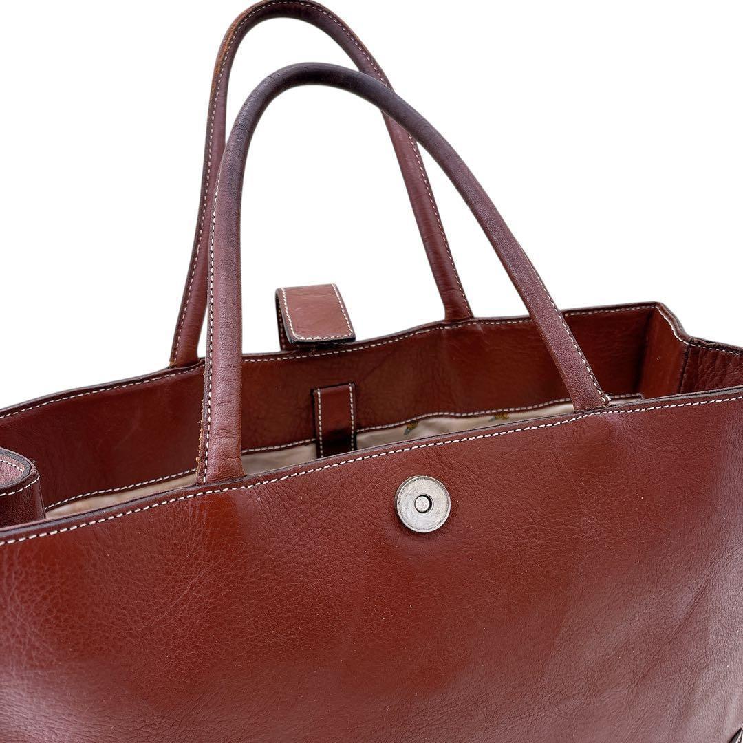 希少ヴィヴィアンウエストウッド/牛革ビジネスバッグ/ハンドバッグ/ワンショルダー