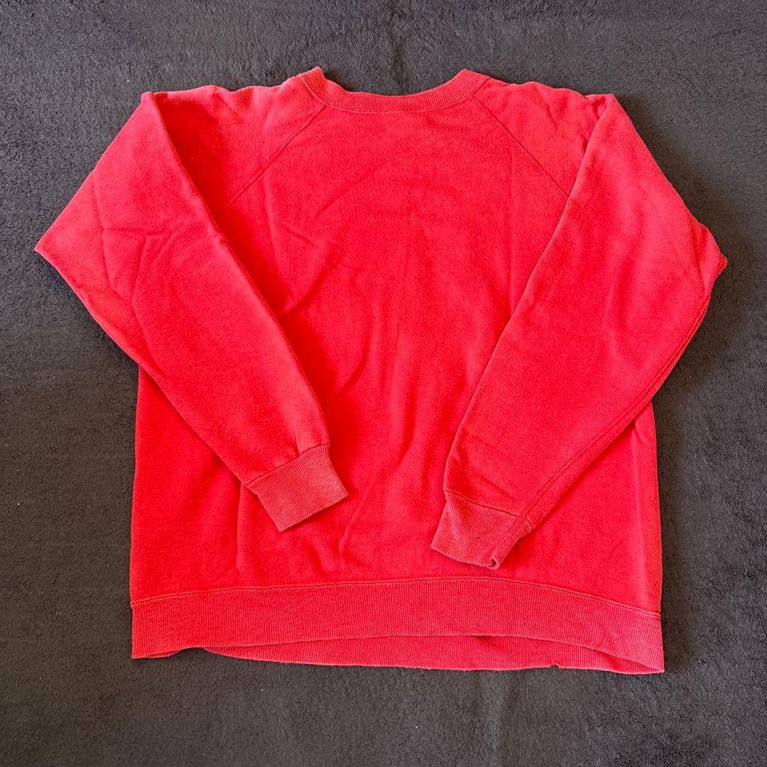 ベルバシーン　ビンテージ　スウェット　ブルドッグ　赤