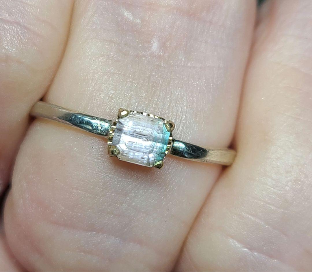 たーちゃん★アフガニスタン産バイカラートルマリン・ブルー、ピンク★