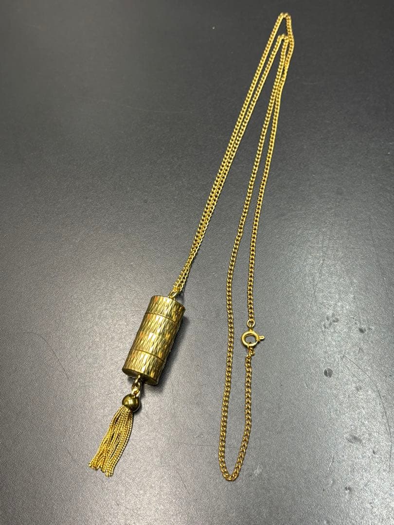 【稼働品】スイス製 デルマ ネジまき式 ネックレス時計 アクセサリー Delma