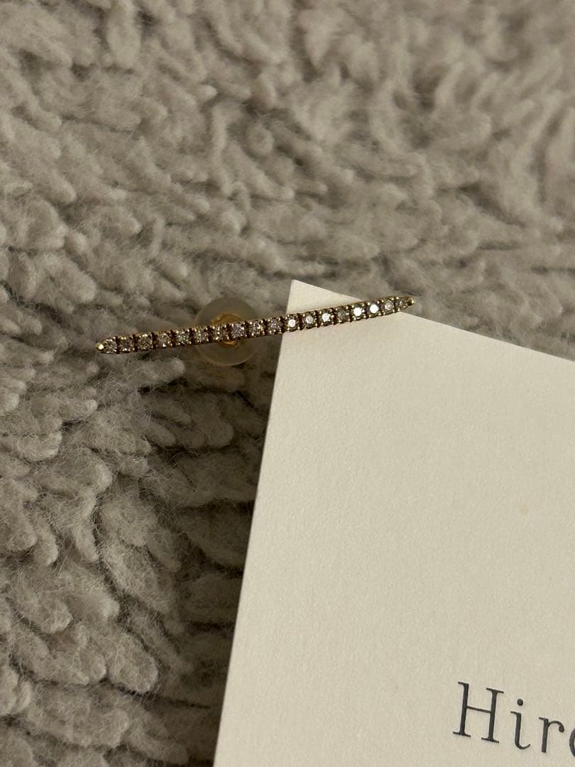 期間限定値下げ！　美品　ヒロタカ　ロングバーピアス　（片耳）