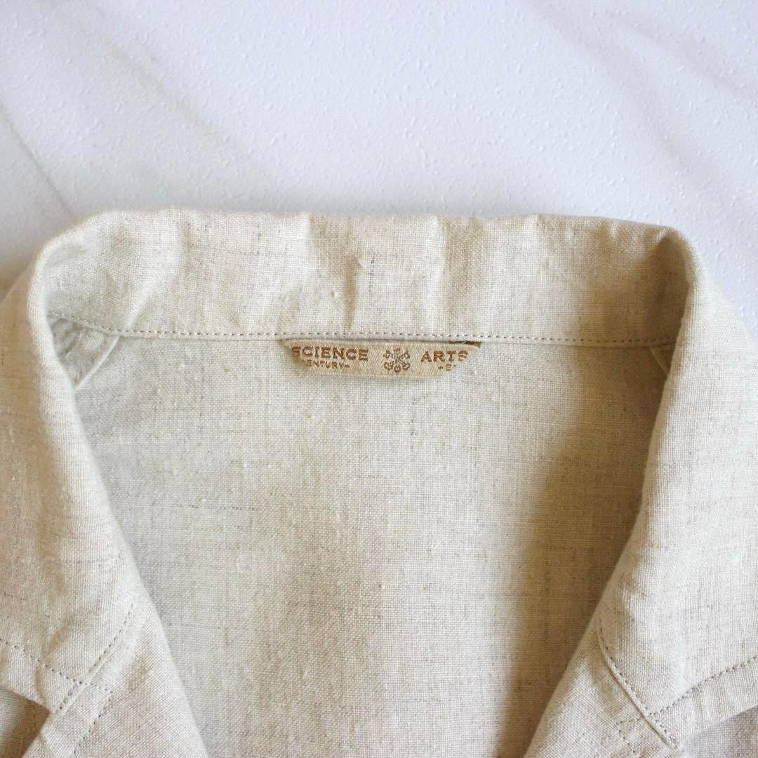 ARTS&SCIENCE テーラードジャケット スタンドカラー ヘンプ M