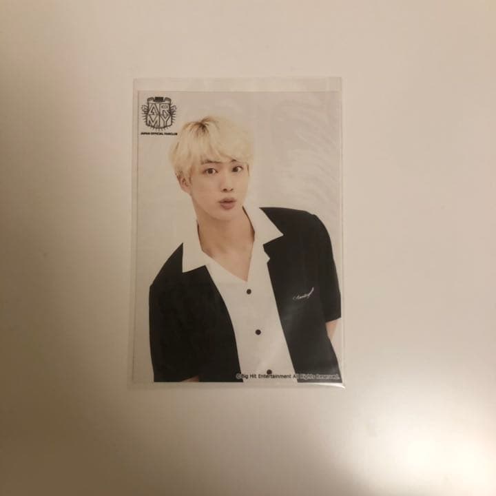 BTS ジン ソクジン FC ファンクラブ 継続特典 フォト 写真