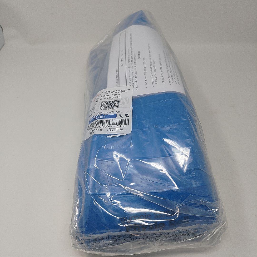 ギムニク フィジオロール 70cm 青いピーナッツ型バランスボール