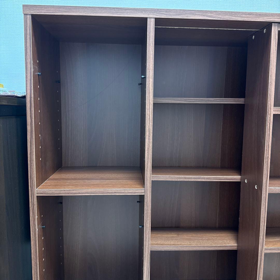 子*ず様 本棚　可動棚　ウォルナット　アイリスオーヤマ