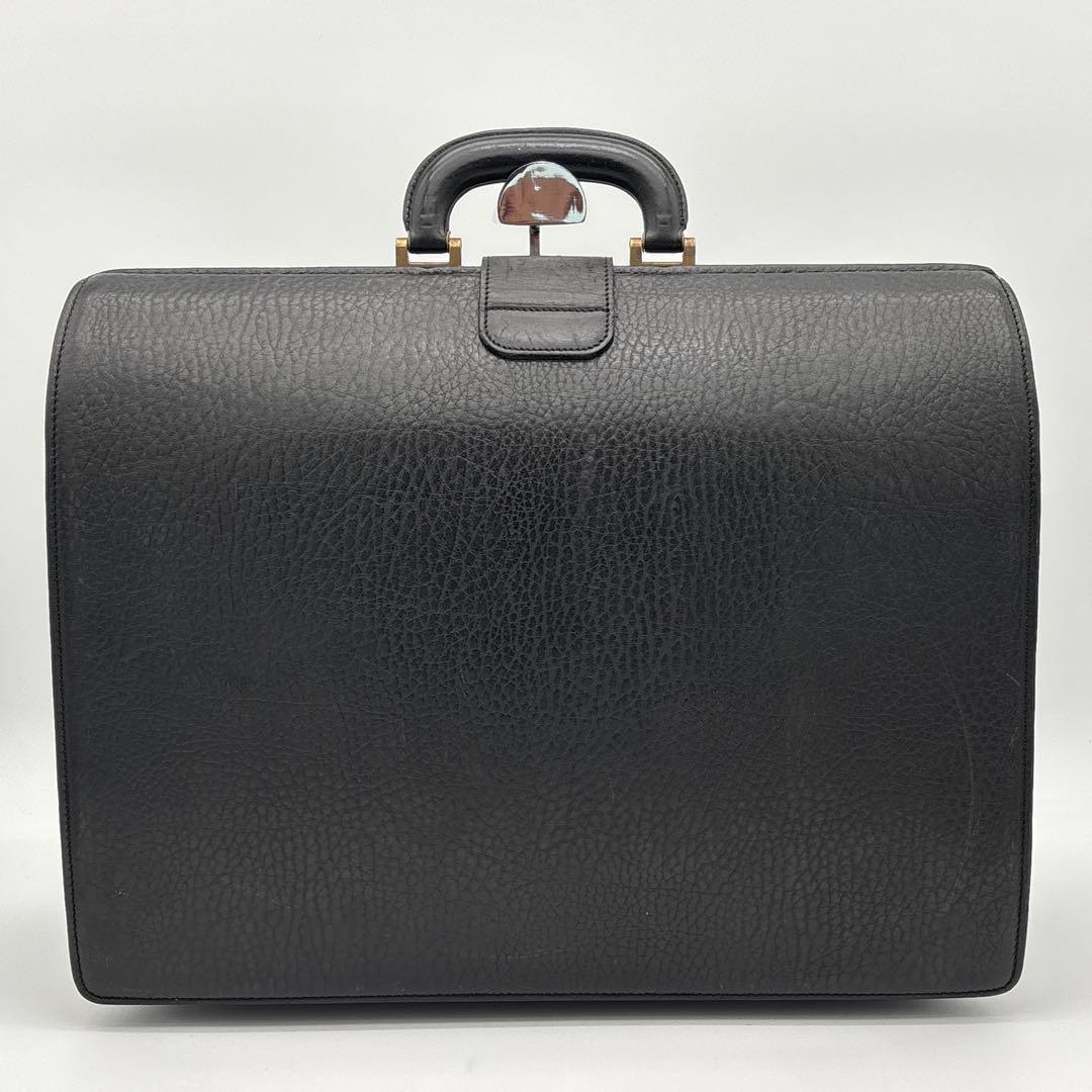 BURBERRY 鍵付き ダレスバッグ ビジネスバック ビンテージ レザー