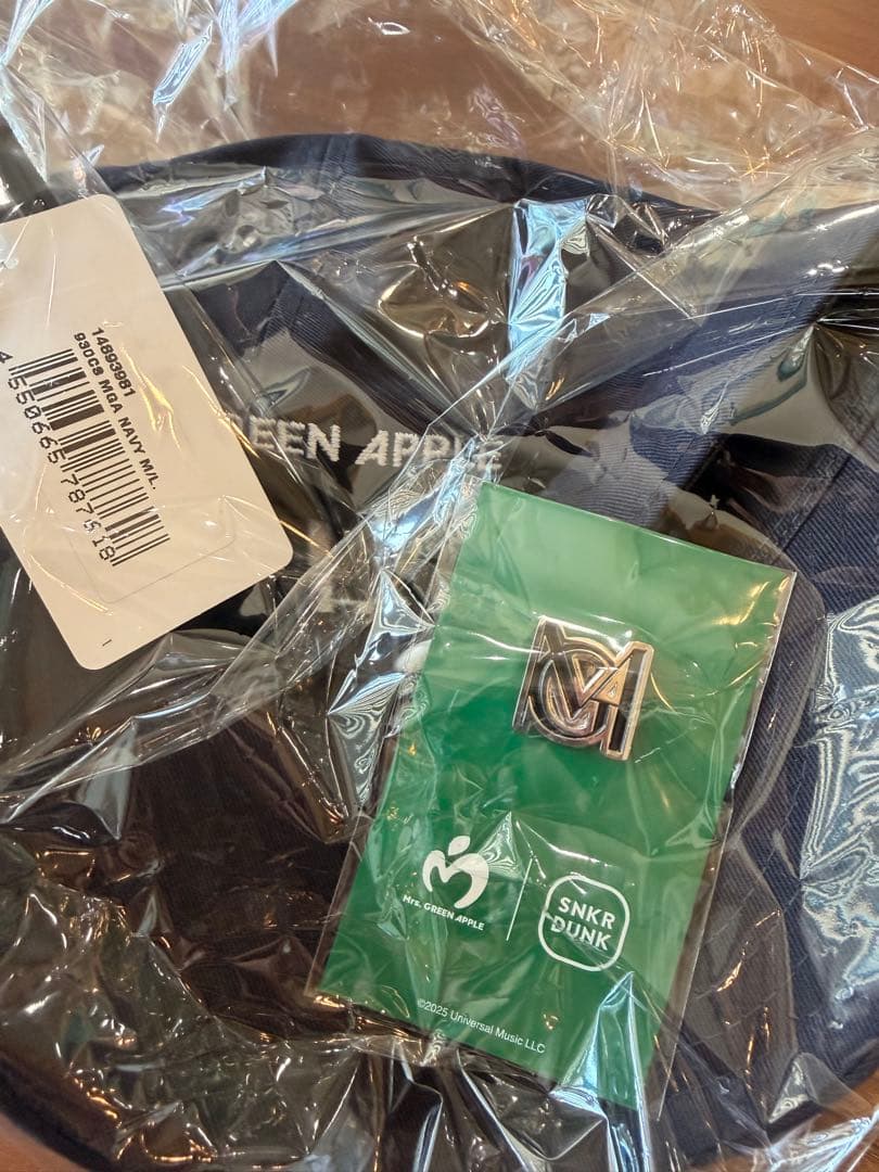 ミセスグリーンアップル スニダン ニューエラ ネイビー ピンズ付き 新品未使用