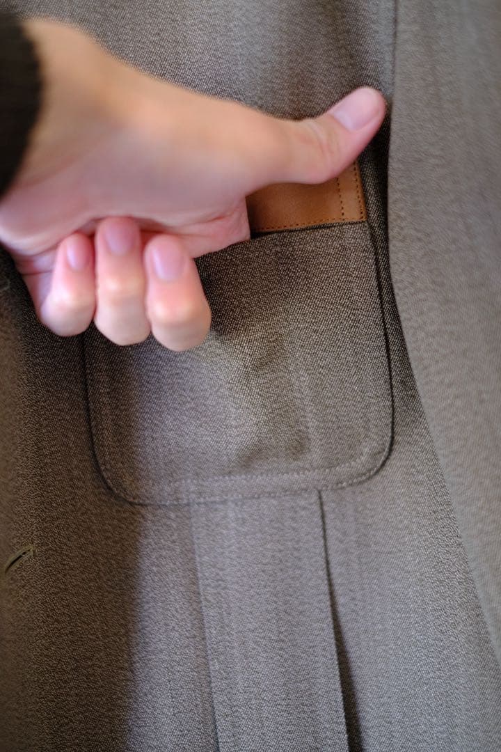 ラルフローレン　ハンティングジャケット（ウールギャバ）