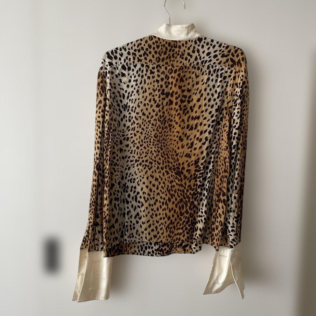 Valentino ヴィンテージ レオパード シルクブラウス