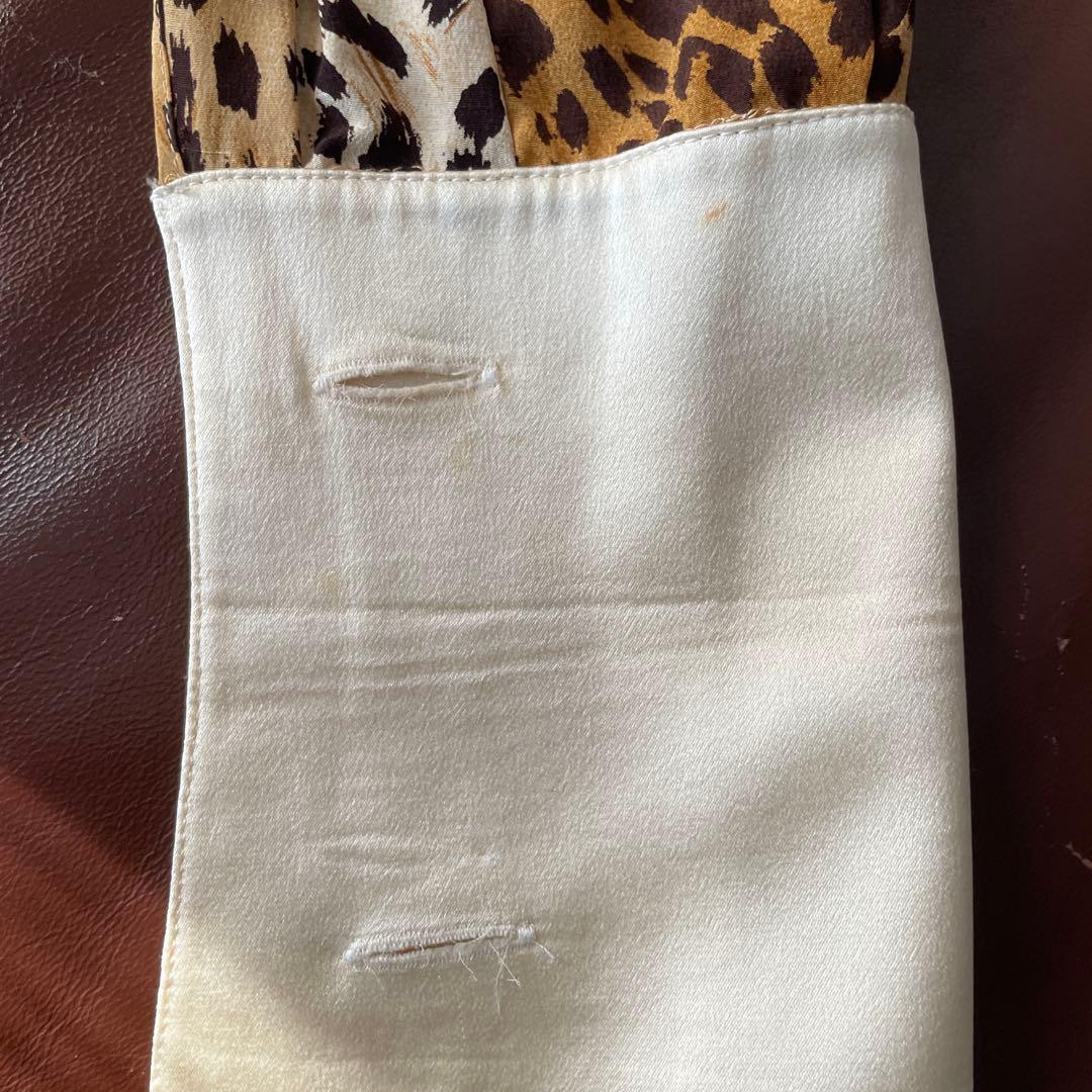 Valentino ヴィンテージ レオパード シルクブラウス