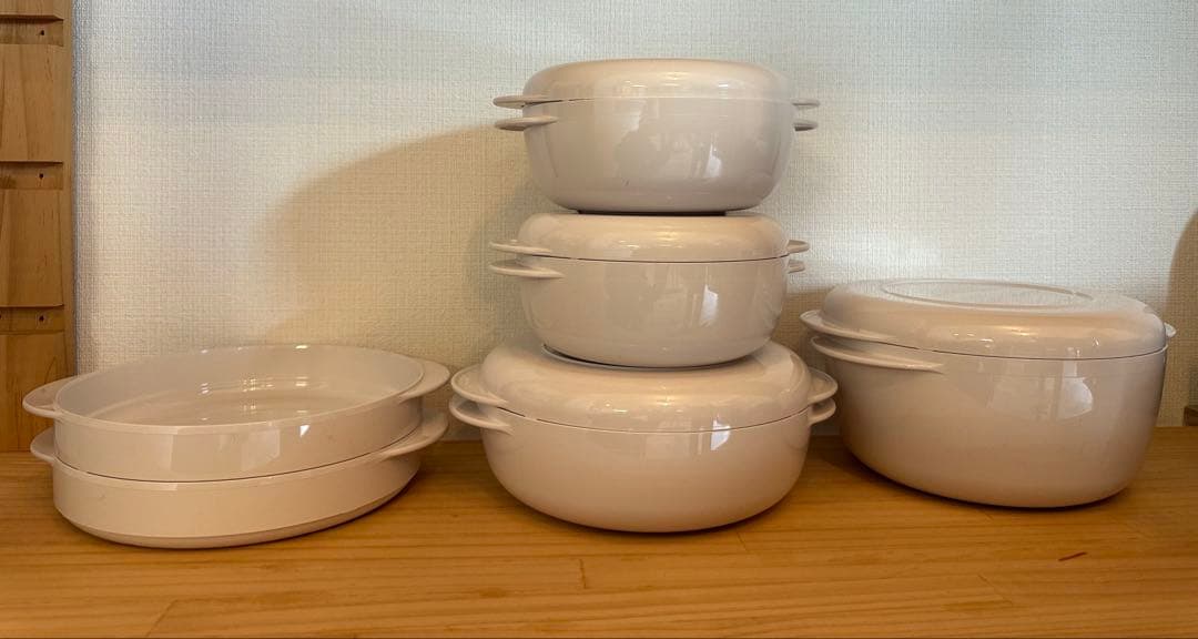 Tupperware ウェーブ2000 電子レンジ調理用容器 5個セット➕α