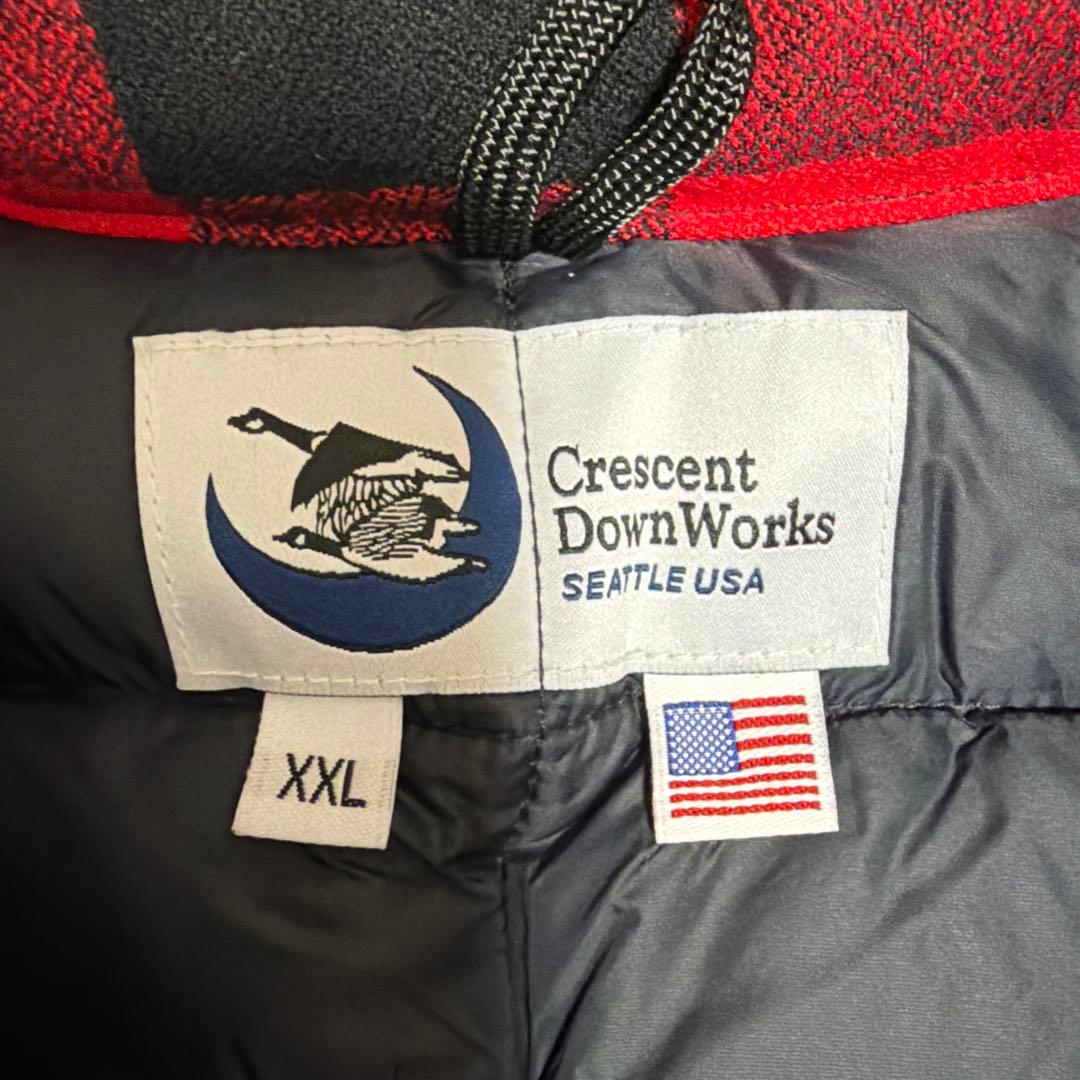 ボーイズマーケット別注クレセントダウンバッファローチェック未使用品　XXL