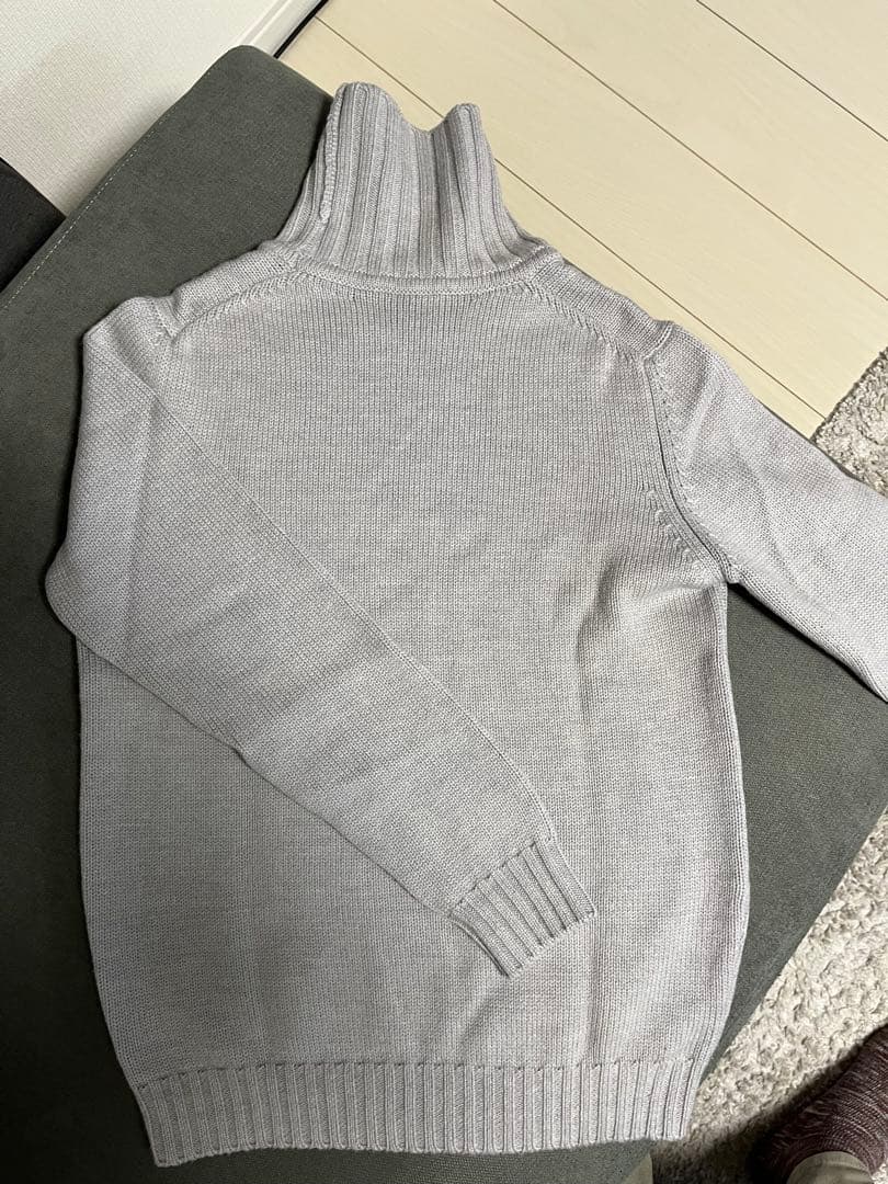 BAFY グレー タートルネックニット