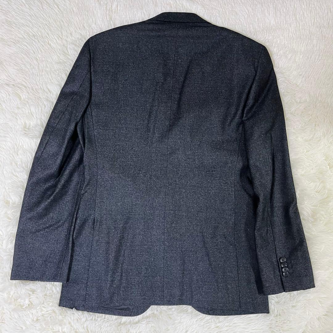 美品 ムッシュニコル エクストラ×ルイジボット シルク混 スーツ グレー 46