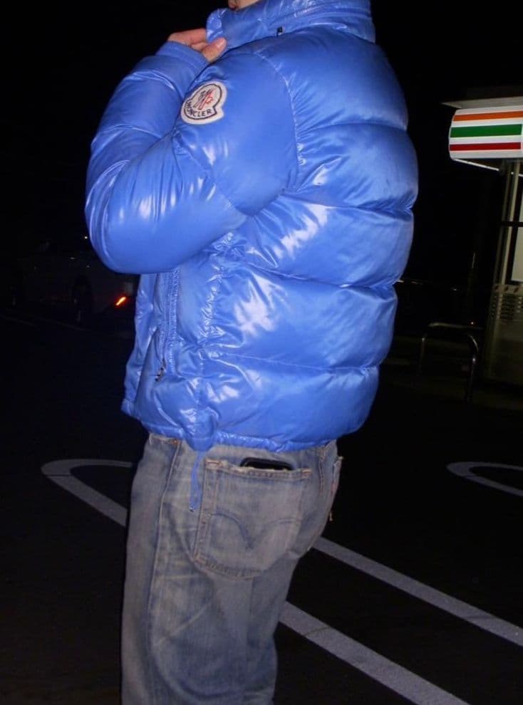 MONCLER エベレスト １ モンクレール ダウンジャケット ワッペン 青