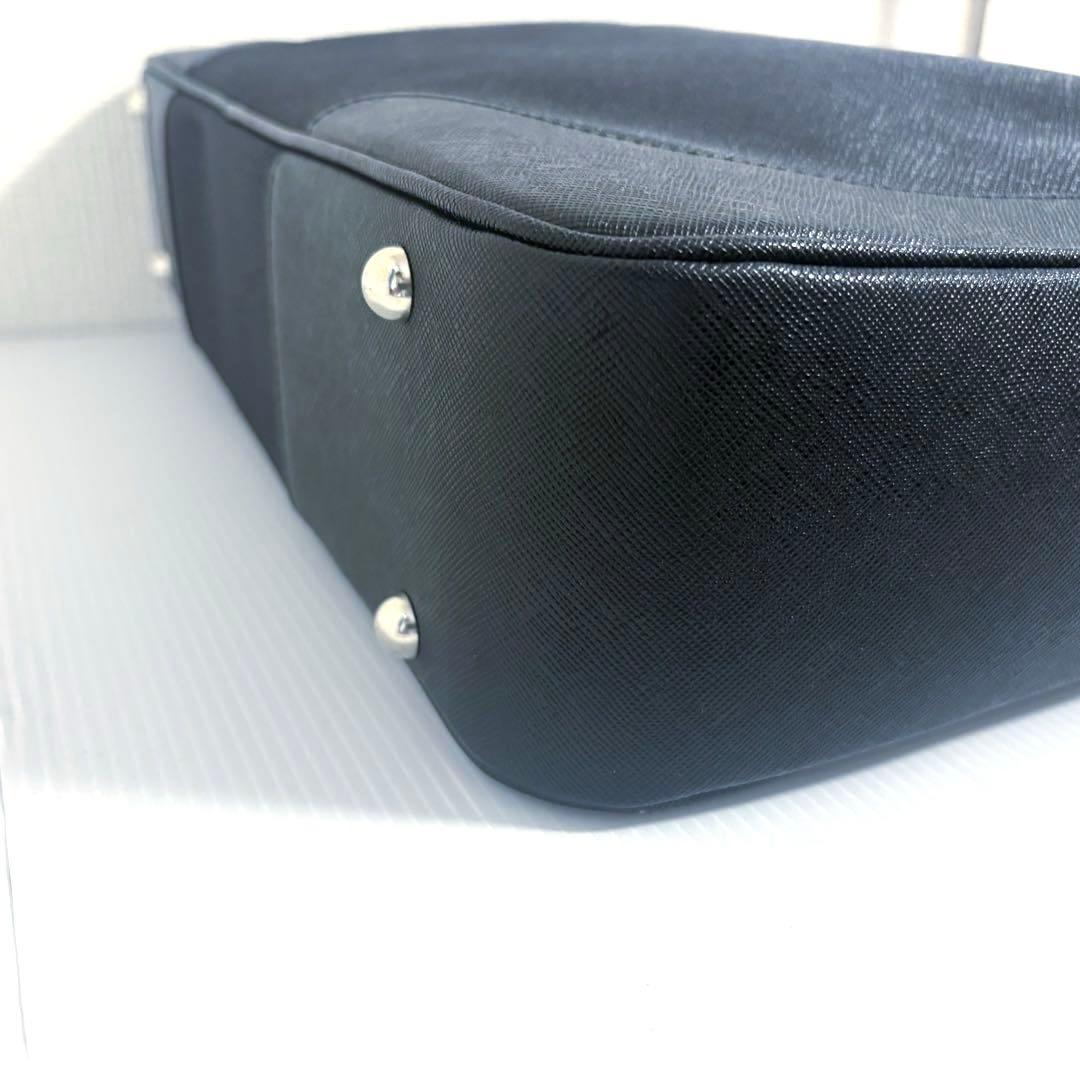 ほぼ未使用　PELLE MORBIDA ブリーフケース　キャタピーノ　ブラック