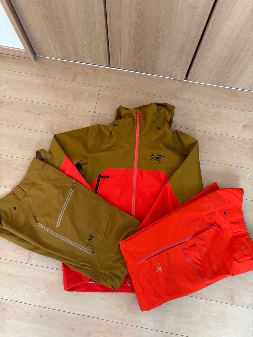 アークテリクス RUSH JACKET & PANT、SABRE AR PANT