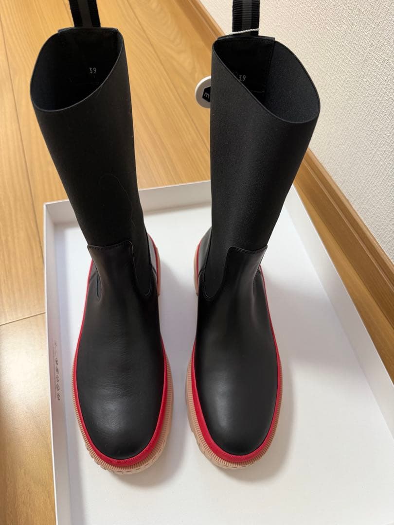 MONCLER NEUE CHELSEA HIGH ブーツ39 試着のみ