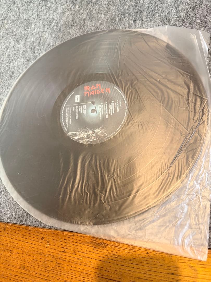 【極美品/帯付】アイアン・メイデン『鋼鉄の処女』日本盤 LPレコード