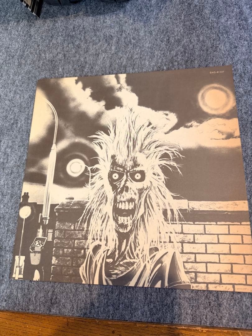 【極美品/帯付】アイアン・メイデン『鋼鉄の処女』日本盤 LPレコード
