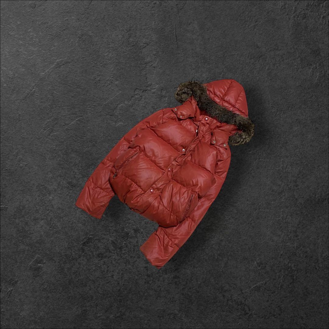 90s old gap ファー ダウンジャケット y2k 平成 グランジ お兄系