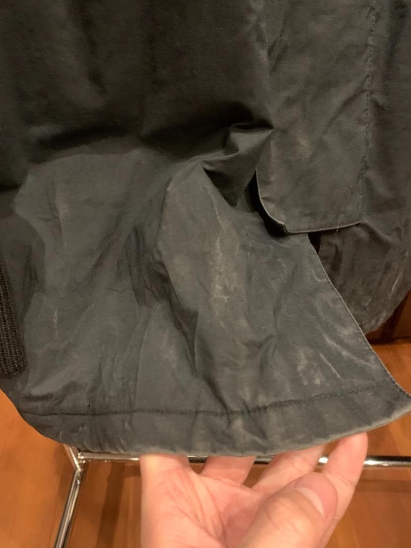 【汚れ&ベタつきあり】PRADA コート ダークグレー S
