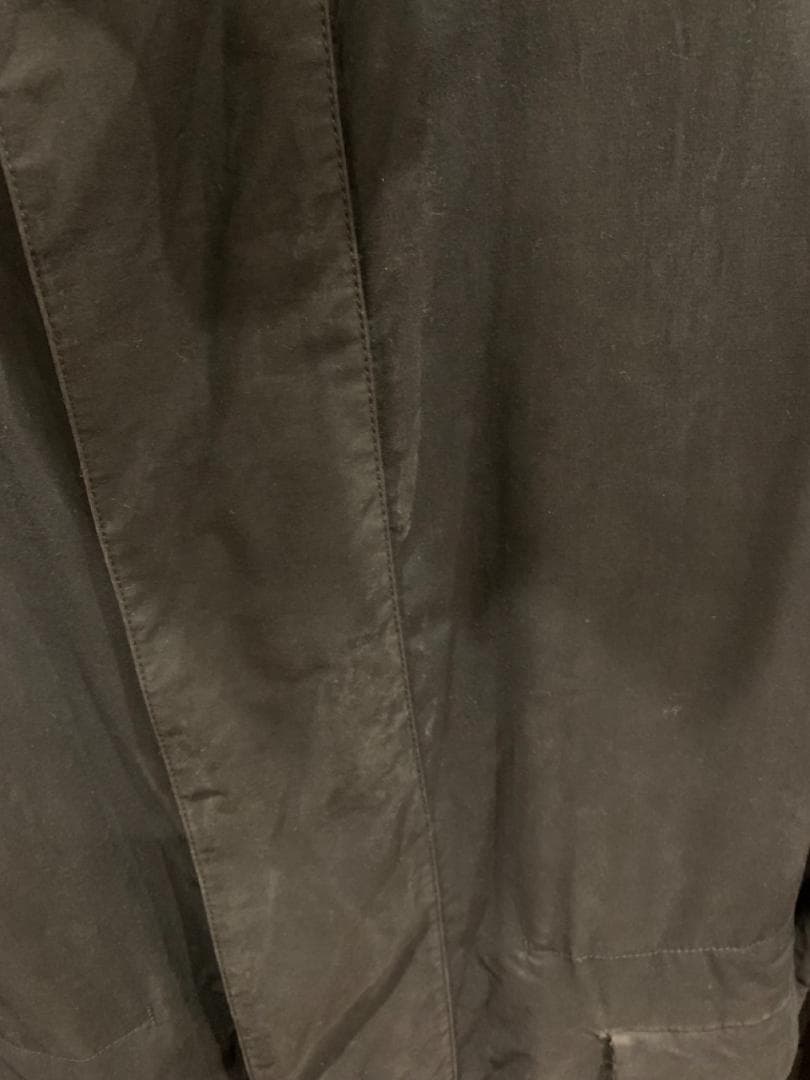 【汚れ&ベタつきあり】PRADA コート ダークグレー S